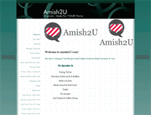 Tablet Screenshot of amish2u.com